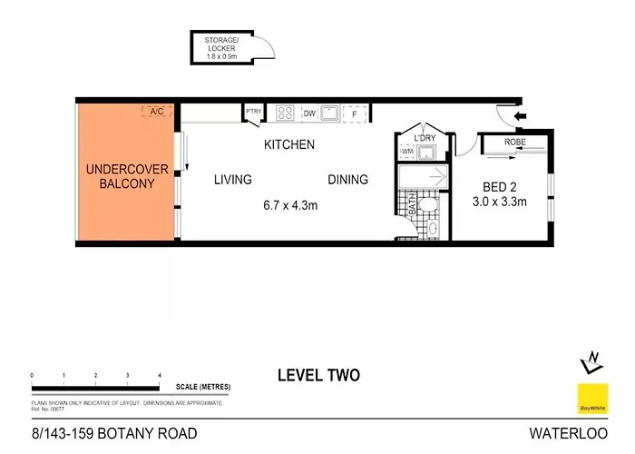 Appartement à 1 Chambre à Coucher